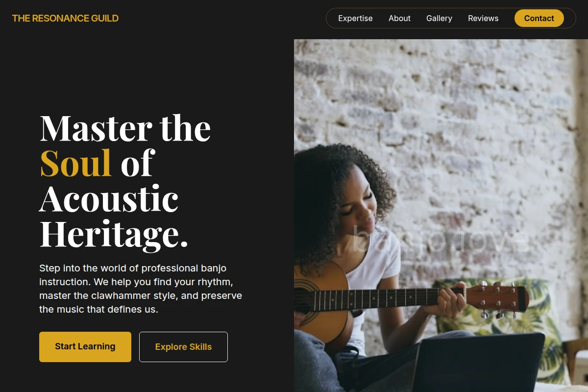Craftsmanship Music Lesson